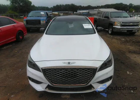 2018 Genesis G80 3.3T Sport из США, поврежденный, VIN KMHGN4JB2JU222617